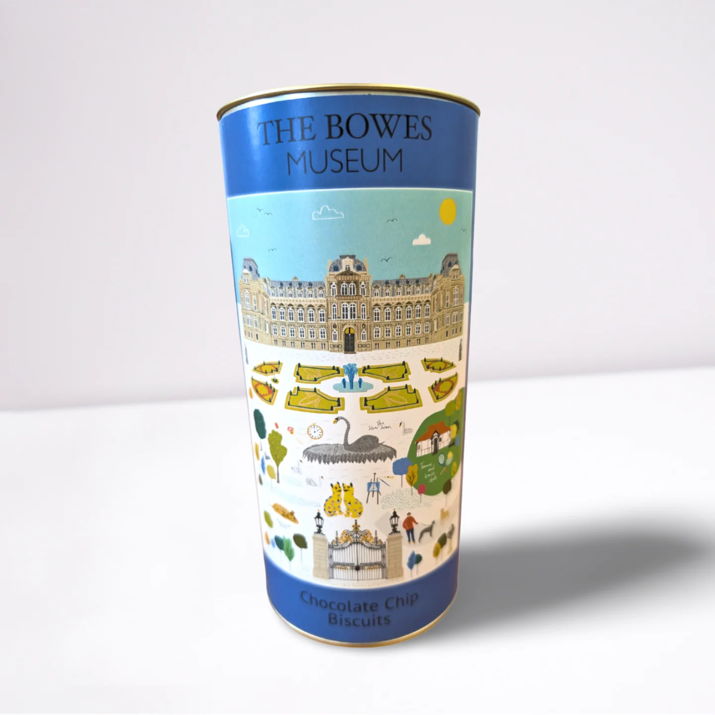 Bowes Museum x Jessica Hogarth Chocolate Chip Biscuit Drum