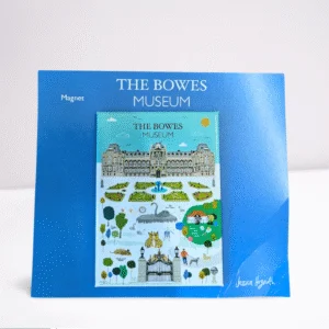 Bowes Museum x Jessica Hogarth Map Magnet