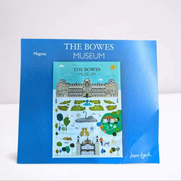 Bowes Museum x Jessica Hogarth Map Magnet