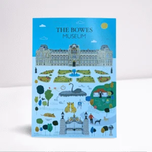 Bowes Museum x Jessica Hogarth Postcard