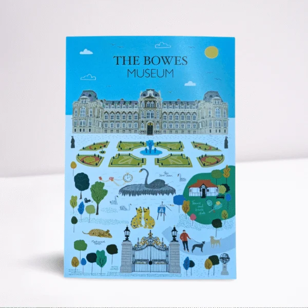 Bowes Museum x Jessica Hogarth Postcard