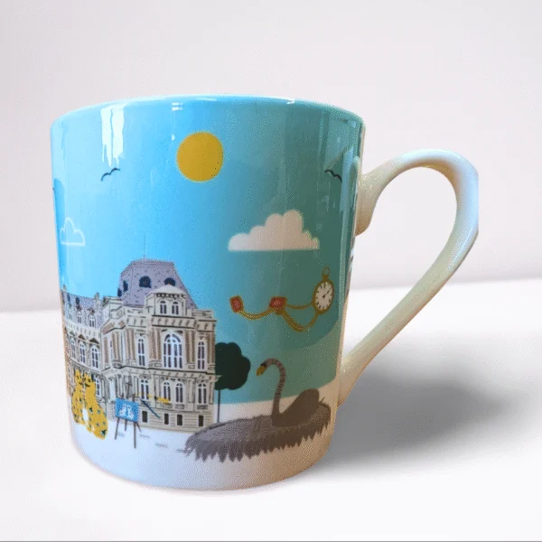 Bowes Museum x Jessica Hogarth Ceramic Mug - Image 2